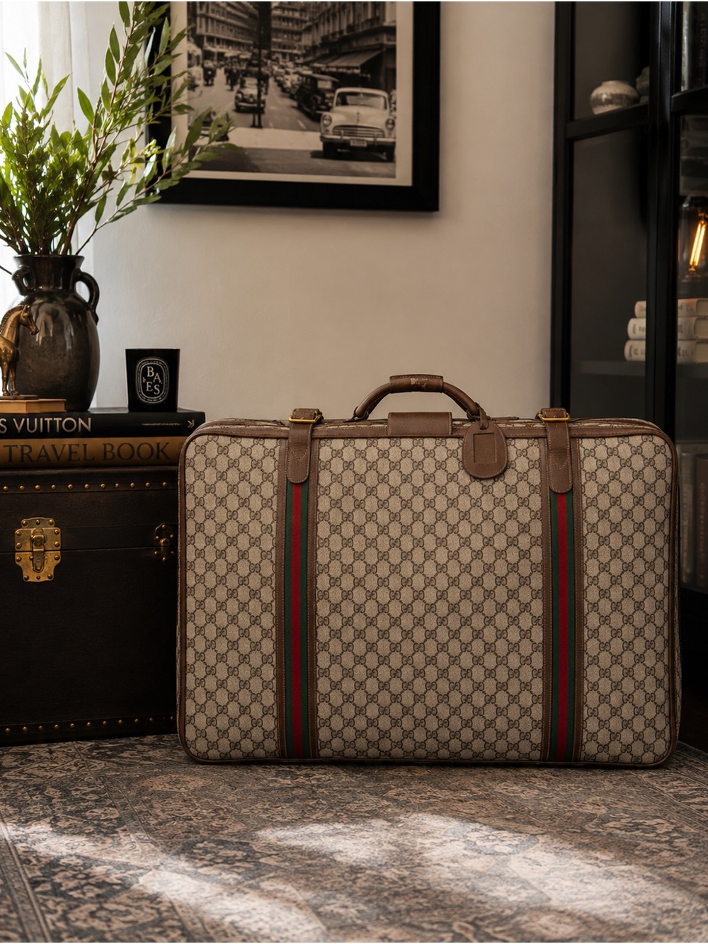 Gucci GG Canvas Suitcase – Rare Vintage Travel Icon | Made in Italy